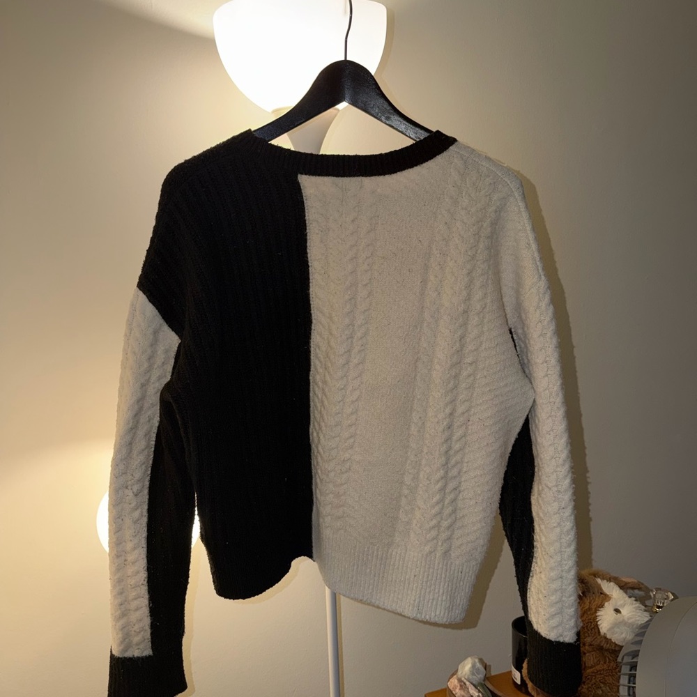 Express Black and White Women's Sweater